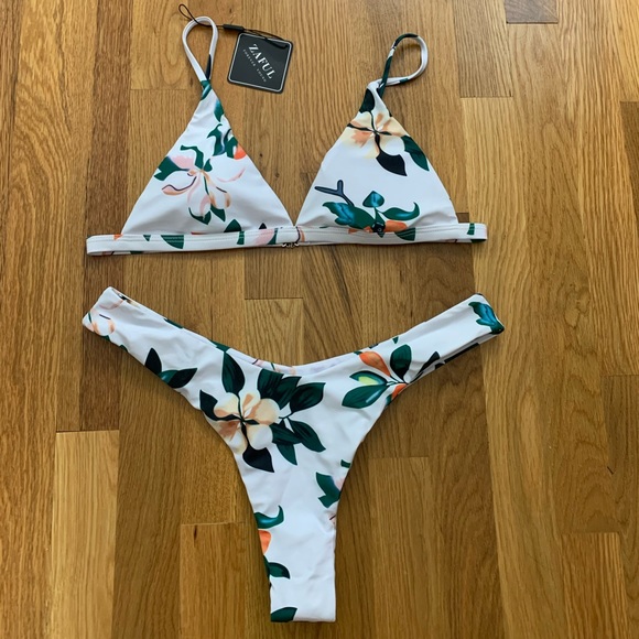 Zaful Other - Floral Zaful Bikini Set